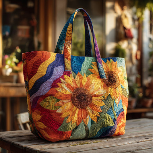 Sunflower Quilted Tote Bag GFTONT2184
