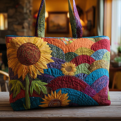 Sunflower Quilted Tote Bag GFTONT2185