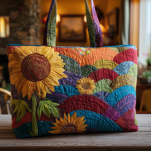 Sunflower Quilted Tote Bag GFTONT2185