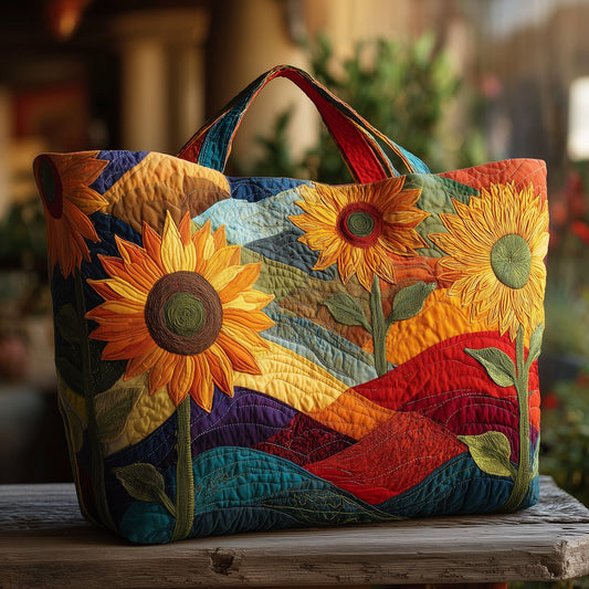 Sunflower Quilted Tote Bag GFTONT2187
