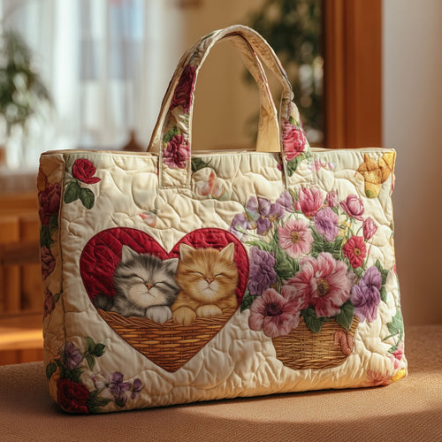Furlower Quilted Tote Bag GFTONT2208