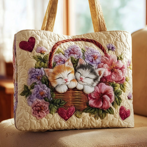 Furlower Quilted Tote Bag GFTONT2209