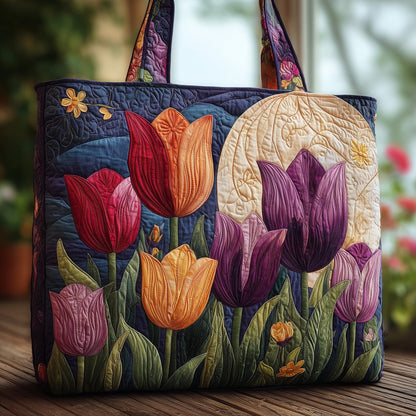 Enchanted Tulip Quilted Tote Bag GFTONT2211