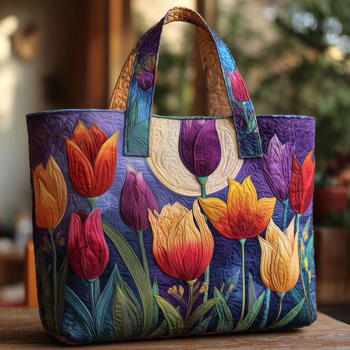 Enchanted Tulip Quilted Tote Bag GFTONT2212