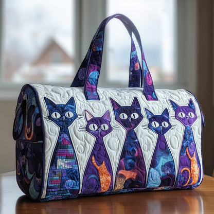 Whimsy Cat Quilted Duffle Bag GFTONT2229