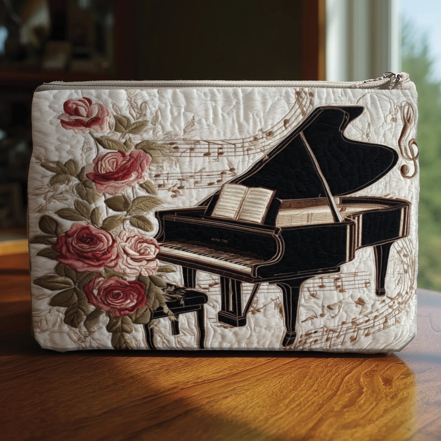 Grand Piano Quilted Purse GFTONT2243