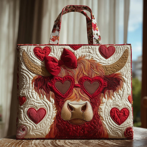 Loving Cow Quilted Tote Bag GFTONT2261