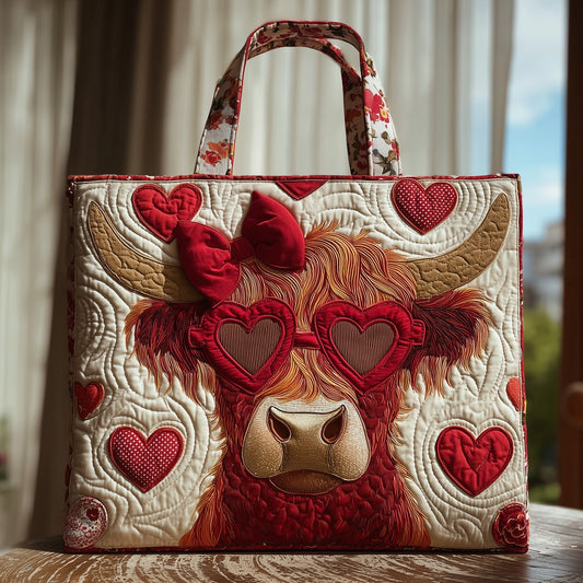 Loving Cow Quilted Tote Bag GFTONT2261