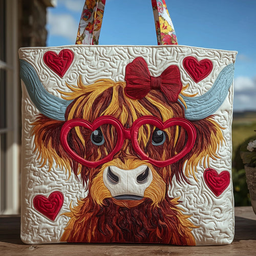 Loving Cow Quilted Tote Bag GFTONT2262
