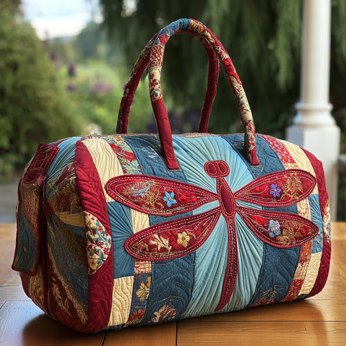 Gorgeous Dragonfly Quilted Duffle Bag GFTONT2283