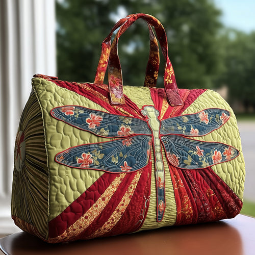 Gorgeous Dragonfly Quilted Duffle Bag GFTONT2285