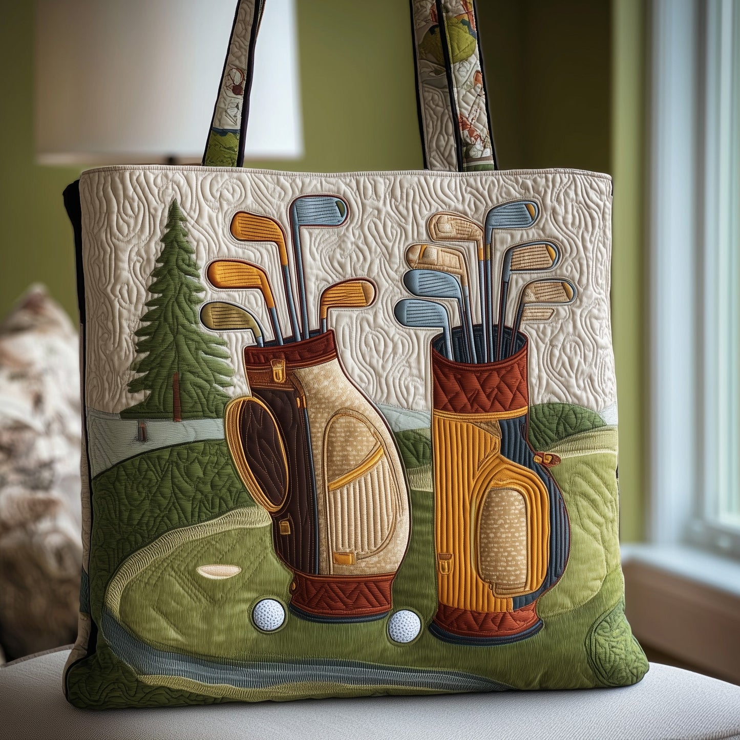 Golf Bag Quilted Tote Bag GFTONT2286