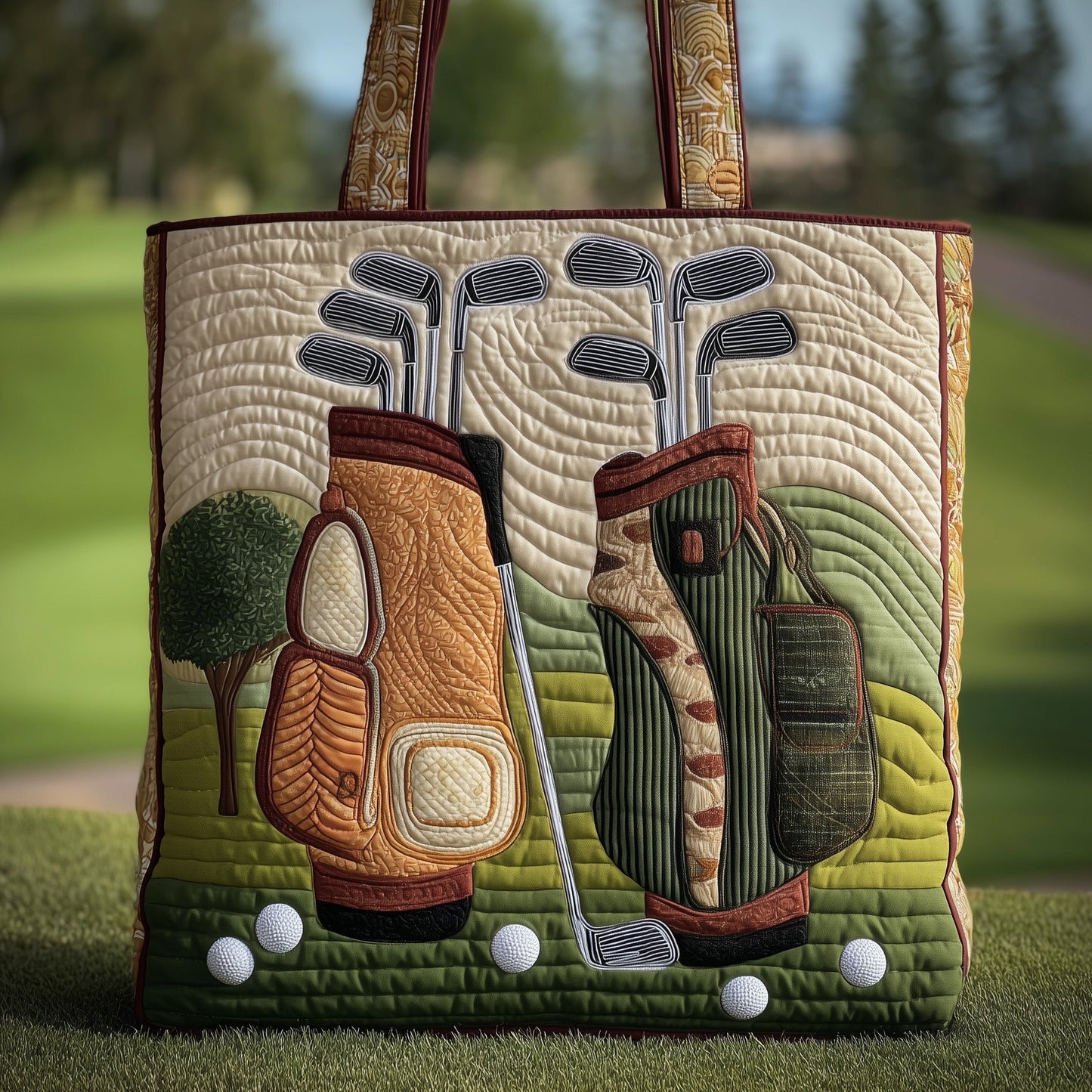 Golf Bag Quilted Tote Bag GFTONT2287