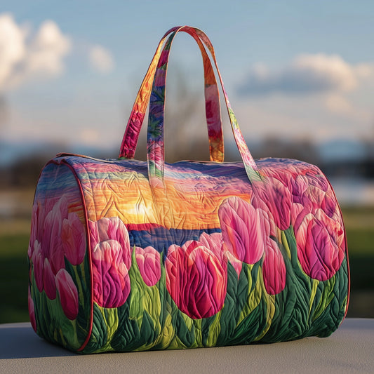 Tulip Sunset Quilted Duffle Bag GFTONT2306