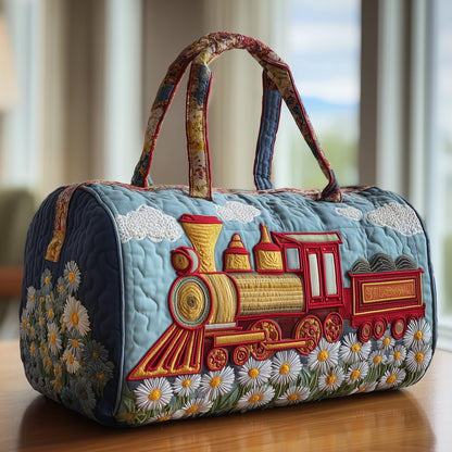 Floral Steam Track Quilted Duffle Bag GFTONT2314