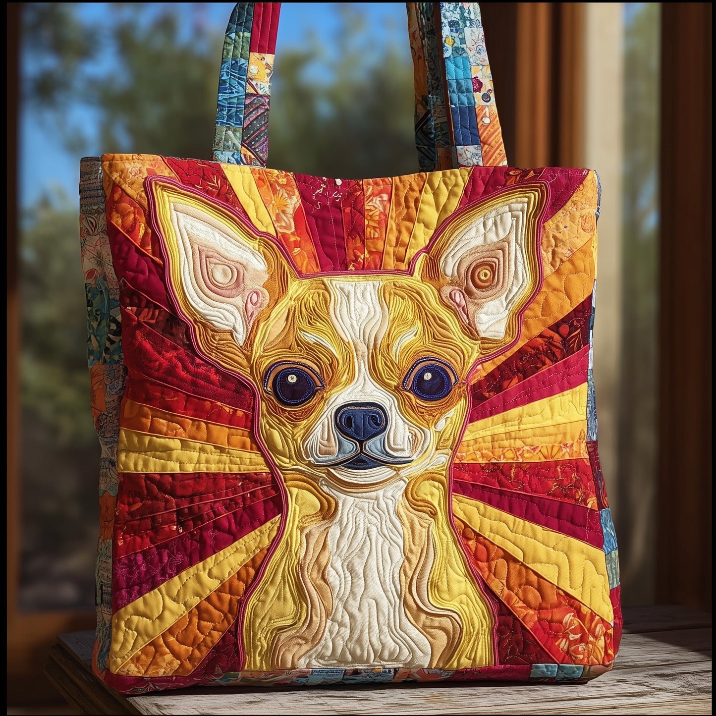 Chihuahua Quilted Tote Bag GFTONT2342