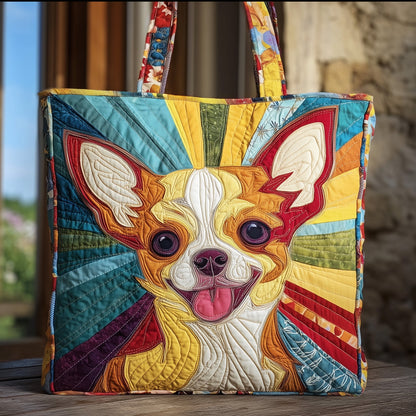 Chihuahua Quilted Tote Bag GFTONT2343