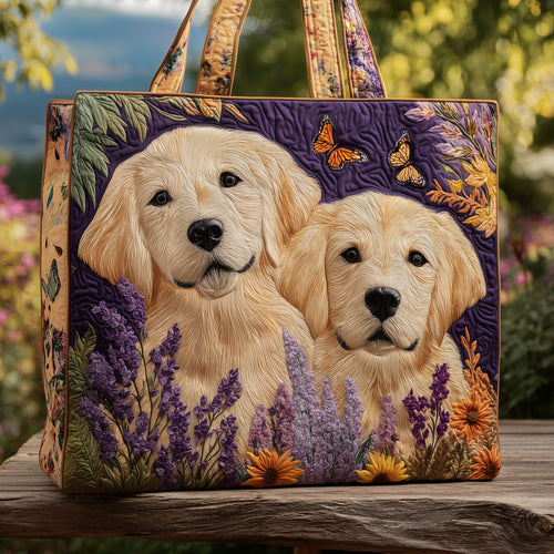 Joyful Pups Quilted Tote Bag GFTONT2345