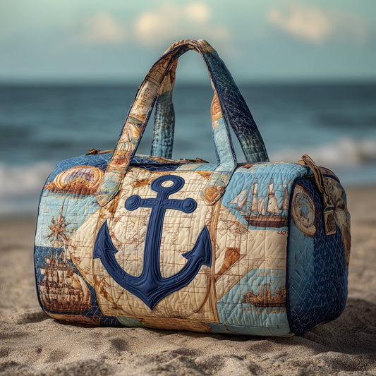 Nautical Anchor Quilted Duffle Bag GFTONT2420
