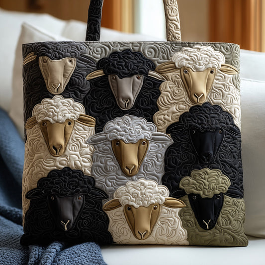 Sheep Haven Quilted Tote Bag GFTONT2425