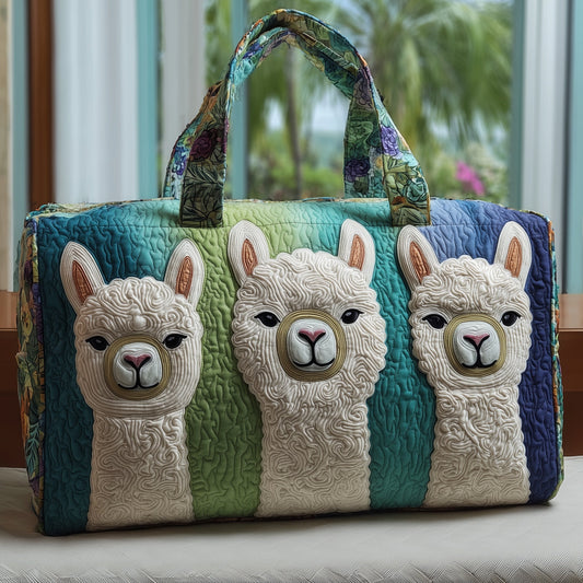 Llama Quilted Duffle Bag GFTONT2432