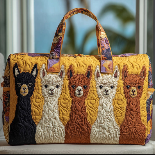 Llama Quilted Duffle Bag GFTONT2433