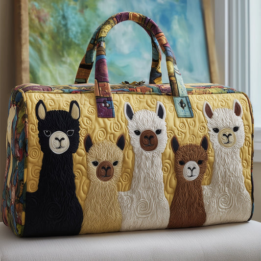 Llama Quilted Duffle Bag GFTONT2434