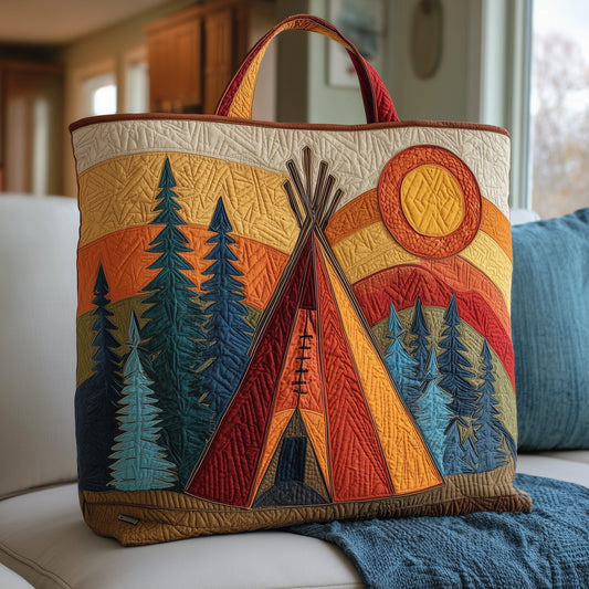 Native Village Quilted Tote Bag GFTONT2471