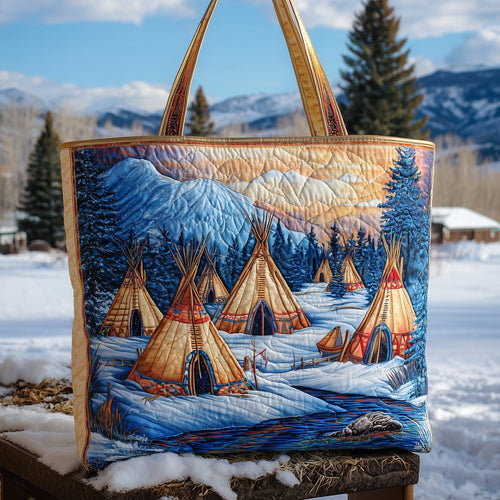 Native Village Quilted Tote Bag GFTONT2473