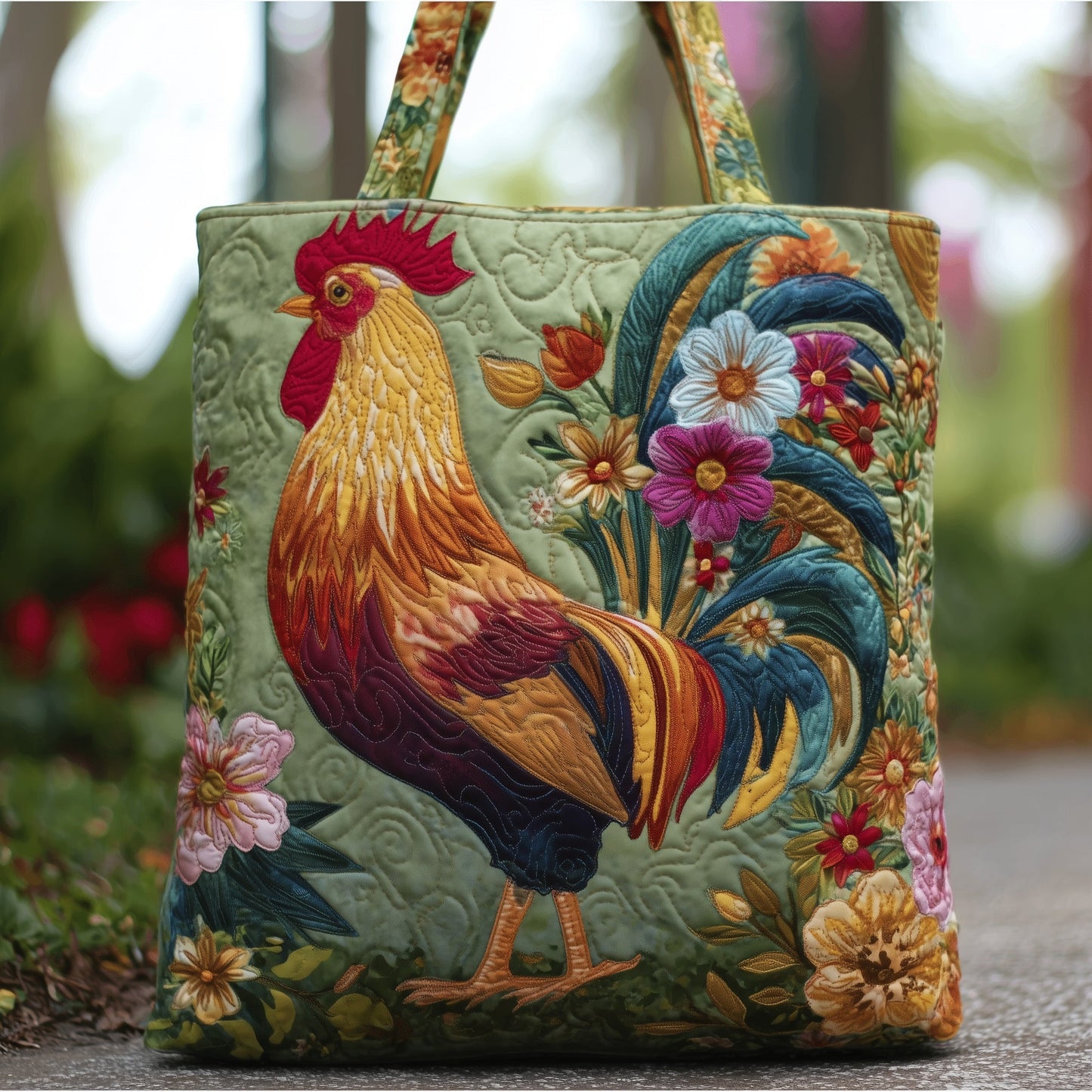 Clucky Crew Quilted Tote Bag GFTONT2485