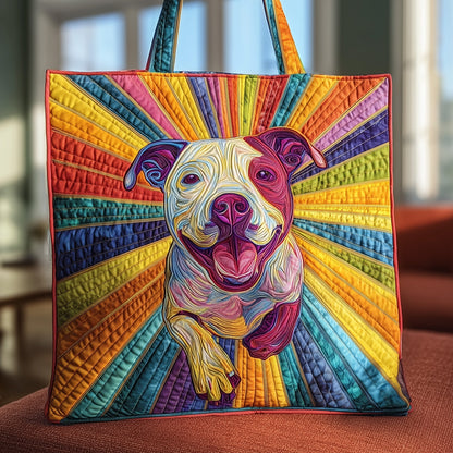 Pitbull Joy Quilted Tote Bag GFTONT2490
