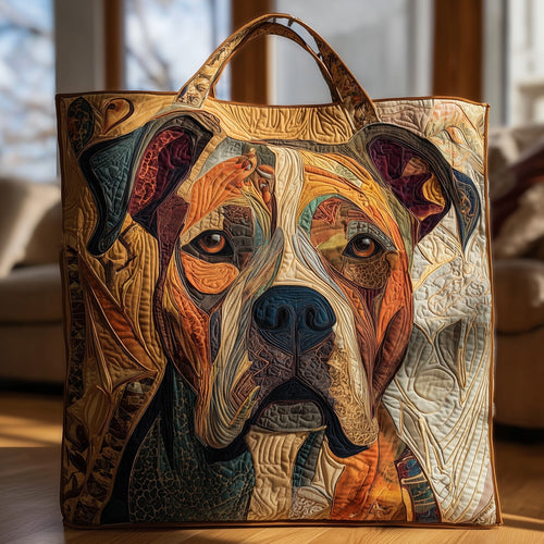 Bullie Portrait Quilted Tote Bag GFTONT2492