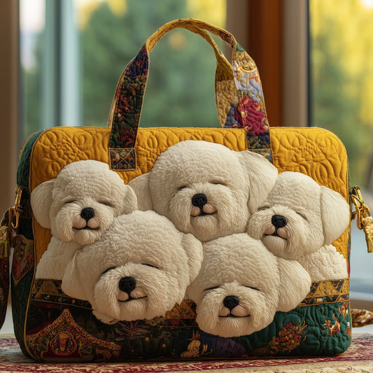 Bichon Quilted Duffle Bag GFTONT2528