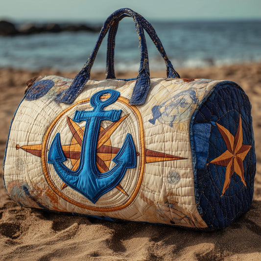 Nautical Anchor Quilted Duffle Bag GFTONT2532