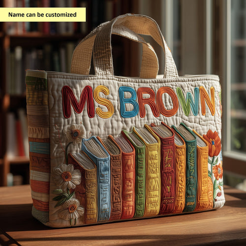 Teacher Quilted Tote Bag QTCUZ GFTONT2544