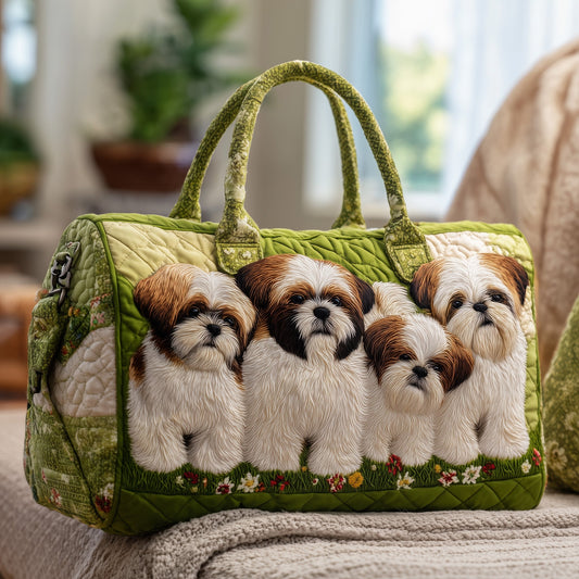 Shih Tzu Quilted Duffle Bag GFTONT2589