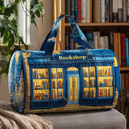 Nightime Bookstore Quilted Duffle Bag GFTONT2594