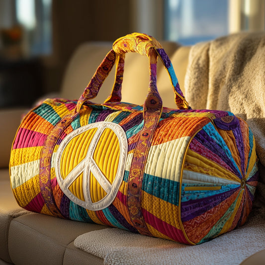 Peace Sunburst Quilted Duffle Bag GFTONT2599