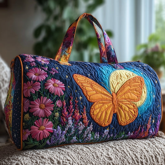 Midnight Butterfly Quilted Duffle Bag GFTONT2601