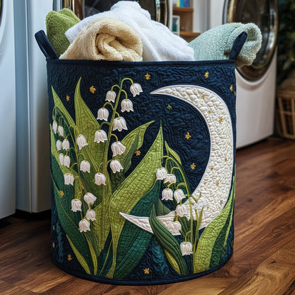 Lily of the Valley Quilted Laundry Basket GFTONT2613