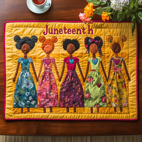 Juneteenth Quilted Placemat GFTONT262