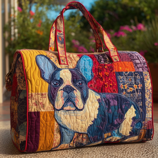 Bulldog Quilted Duffle Bag GFTONT2634