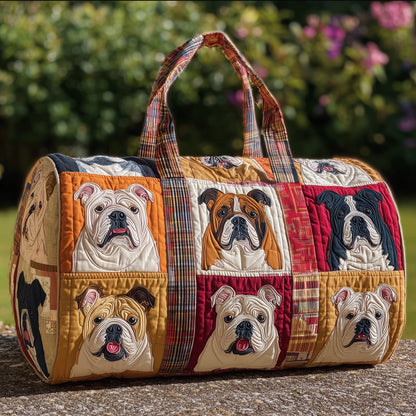 Bulldog Quilted Duffle Bag GFTONT2635
