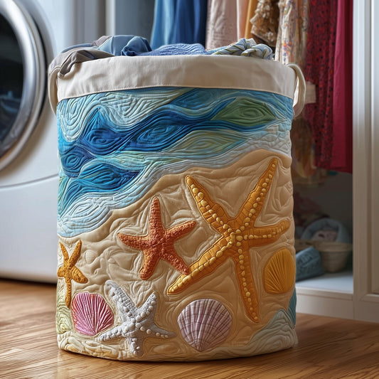Beach Joy Quilted Laundry Basket GFTONT2638