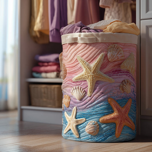 Ocean Breeze Quilted Laundry Basket GFTONT2642