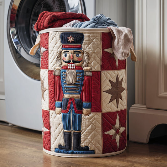 Nutcracker Quilted Laundry Basket GFTONT2643