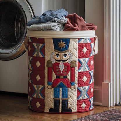 Nutcracker Quilted Laundry Basket GFTONT2644