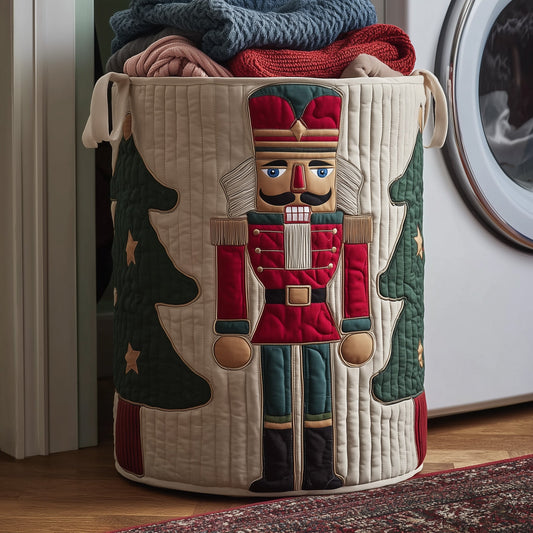 Nutcracker Quilted Laundry Basket GFTONT2645