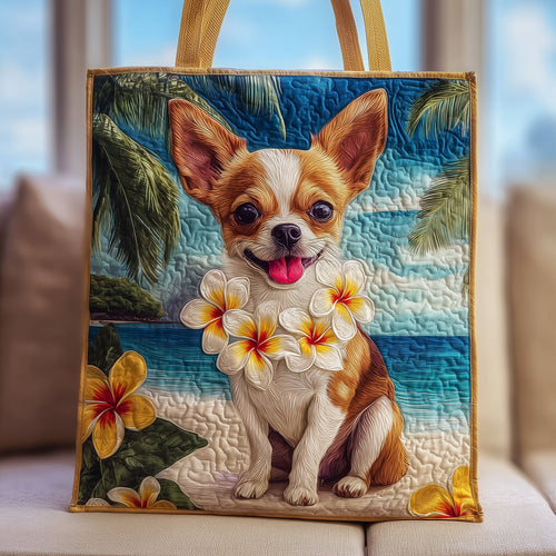 Beachtime Chihuahua Quilted Tote Bag GFTONT2655