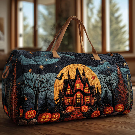 Spooky House Quilted Duffle Bag GFTONT2669